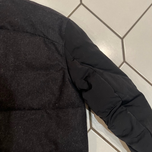 Lululemon womens Roam Far wool/nylon bomber jacket. Sz 12 Reversible waterproof - Picture 11 of 14